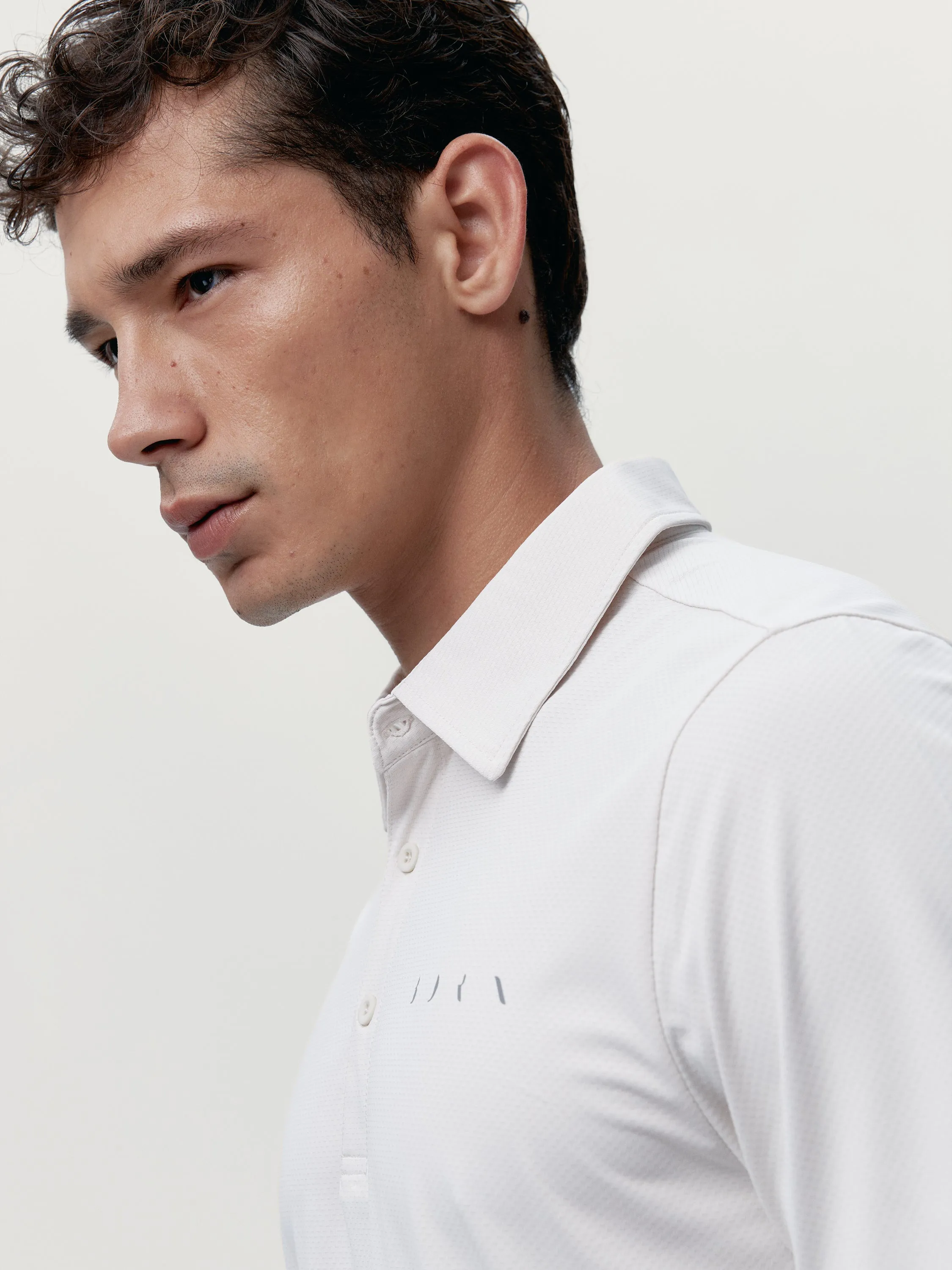 T-shirt Polo Sidney White Chalk