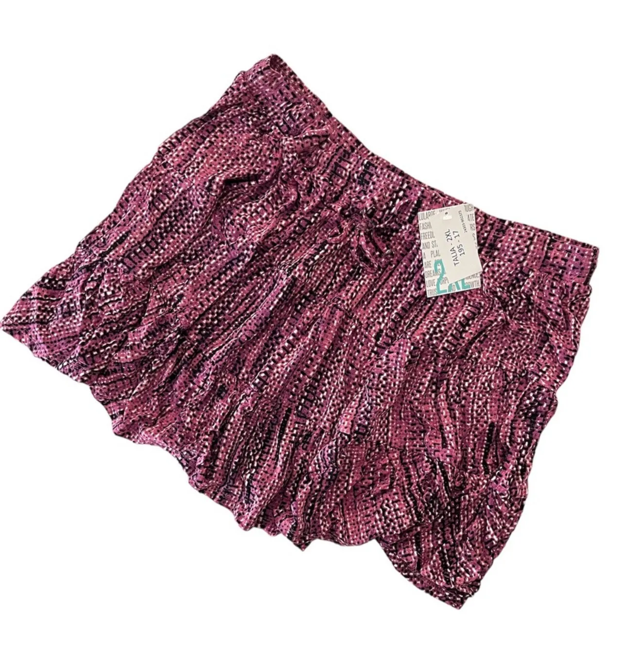Talia - Maroon Vertical Texture