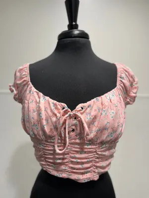 Teresa Pink Floral Top