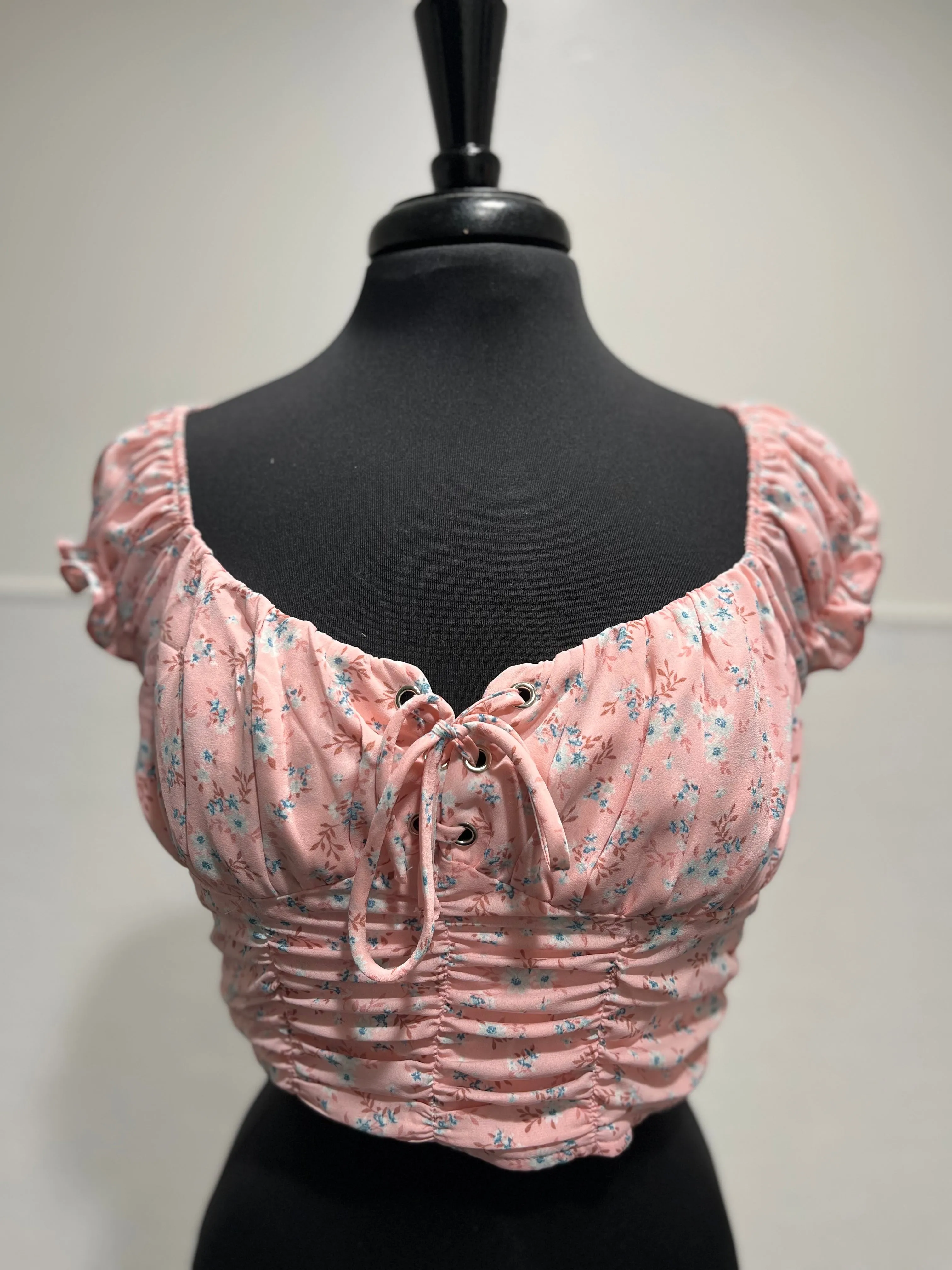 Teresa Pink Floral Top
