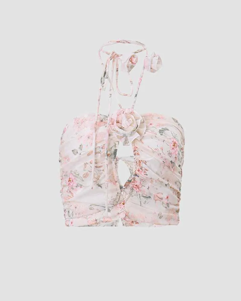 Terravale Floral Halter Top