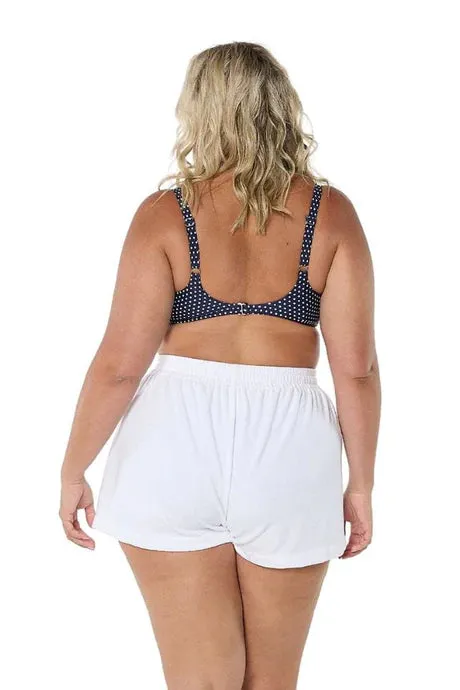Terry Towelling Shorts - White