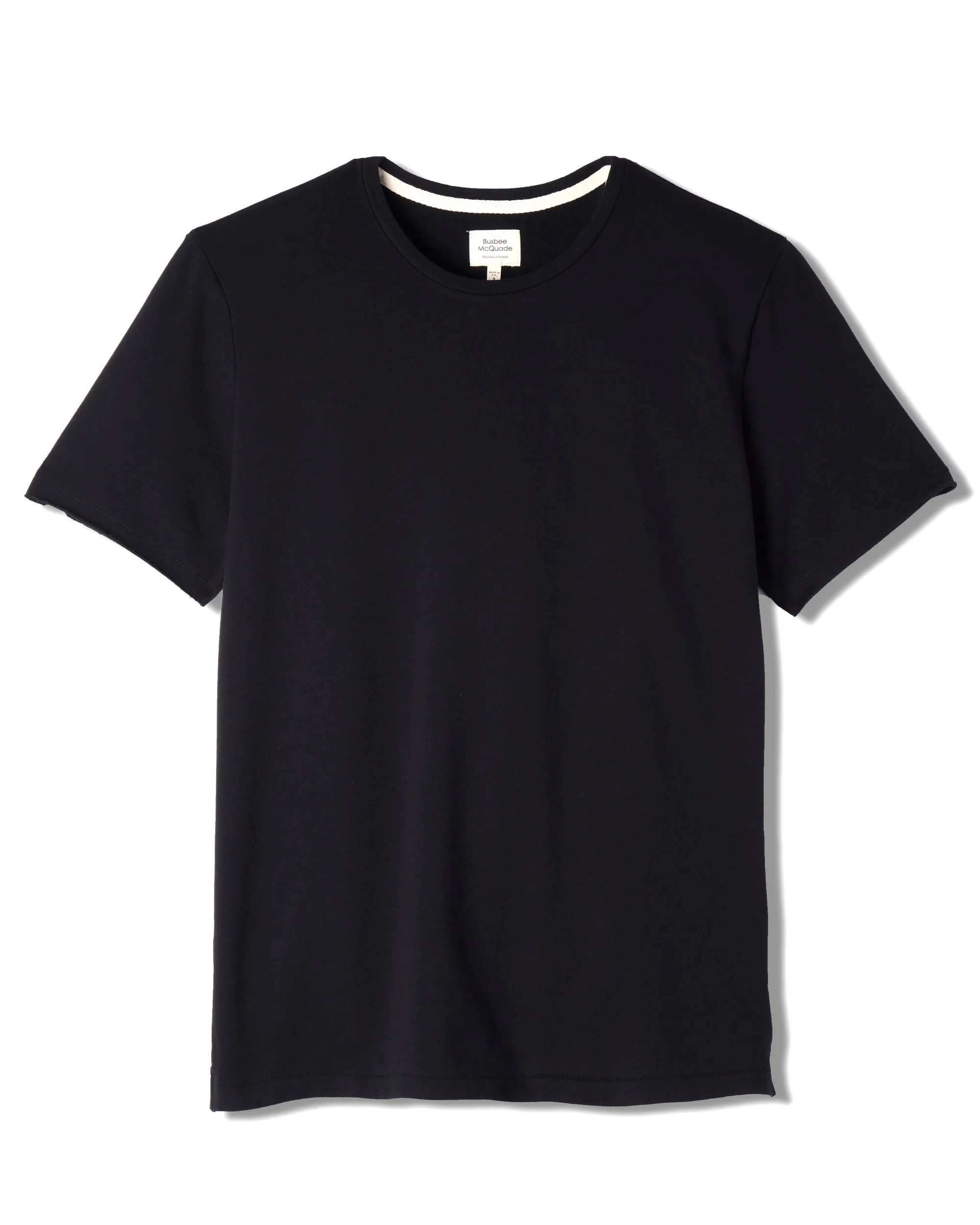 the terry tee - black