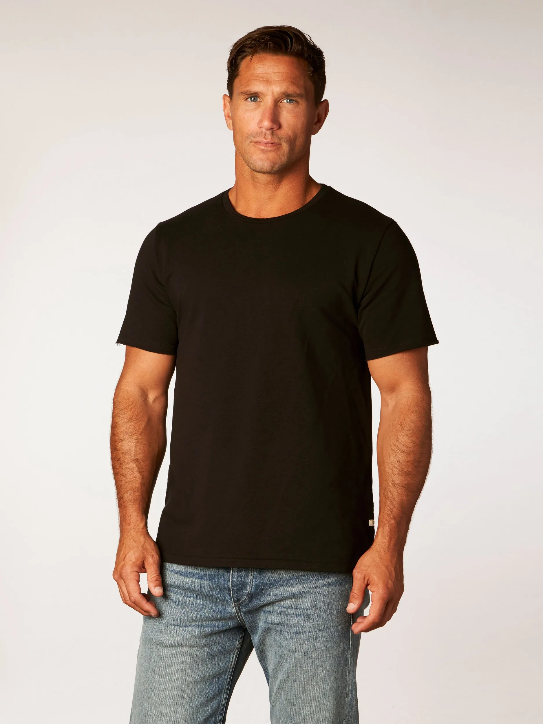 the terry tee - black