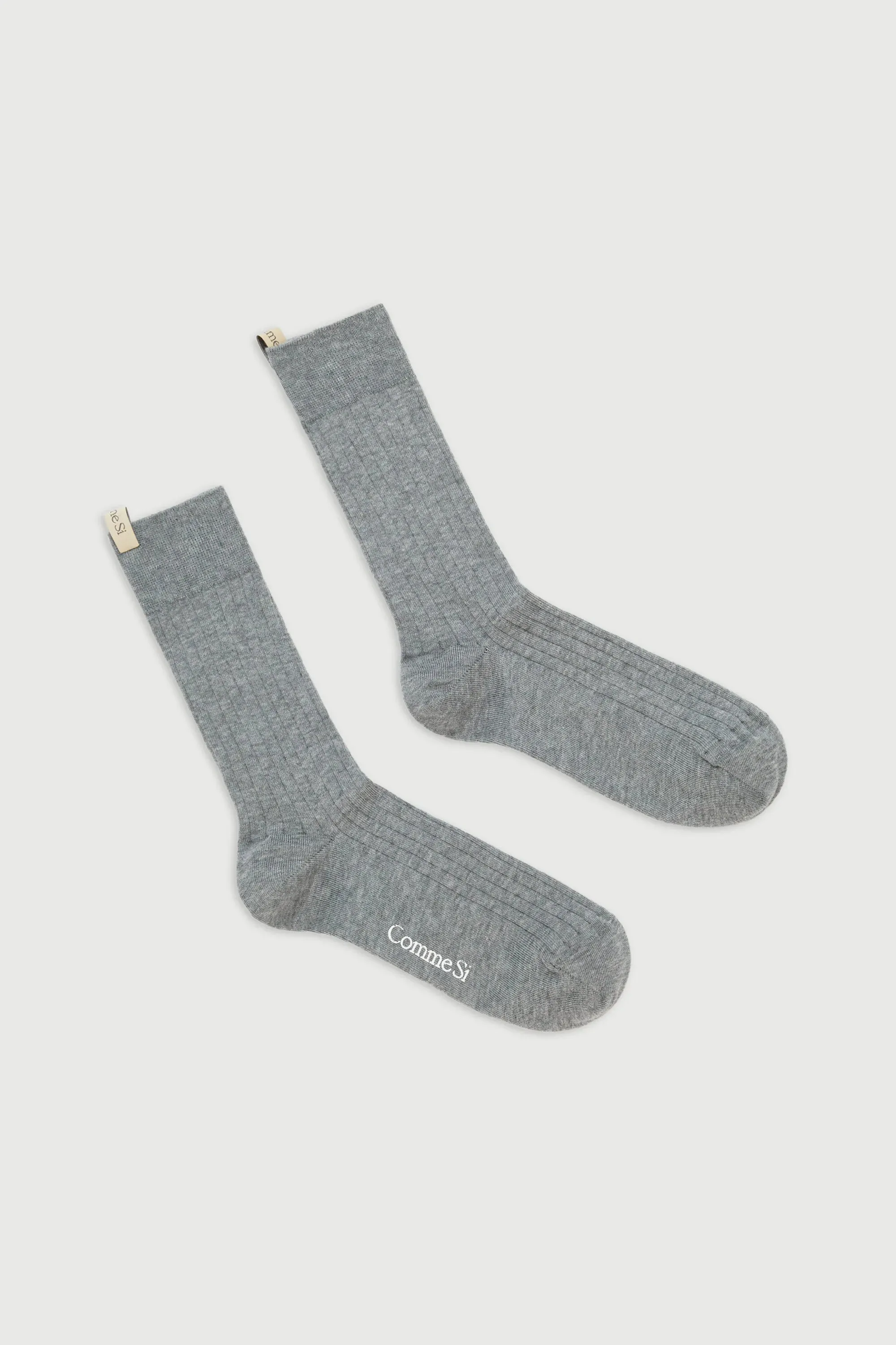 The Yves Sock in Heather Gray