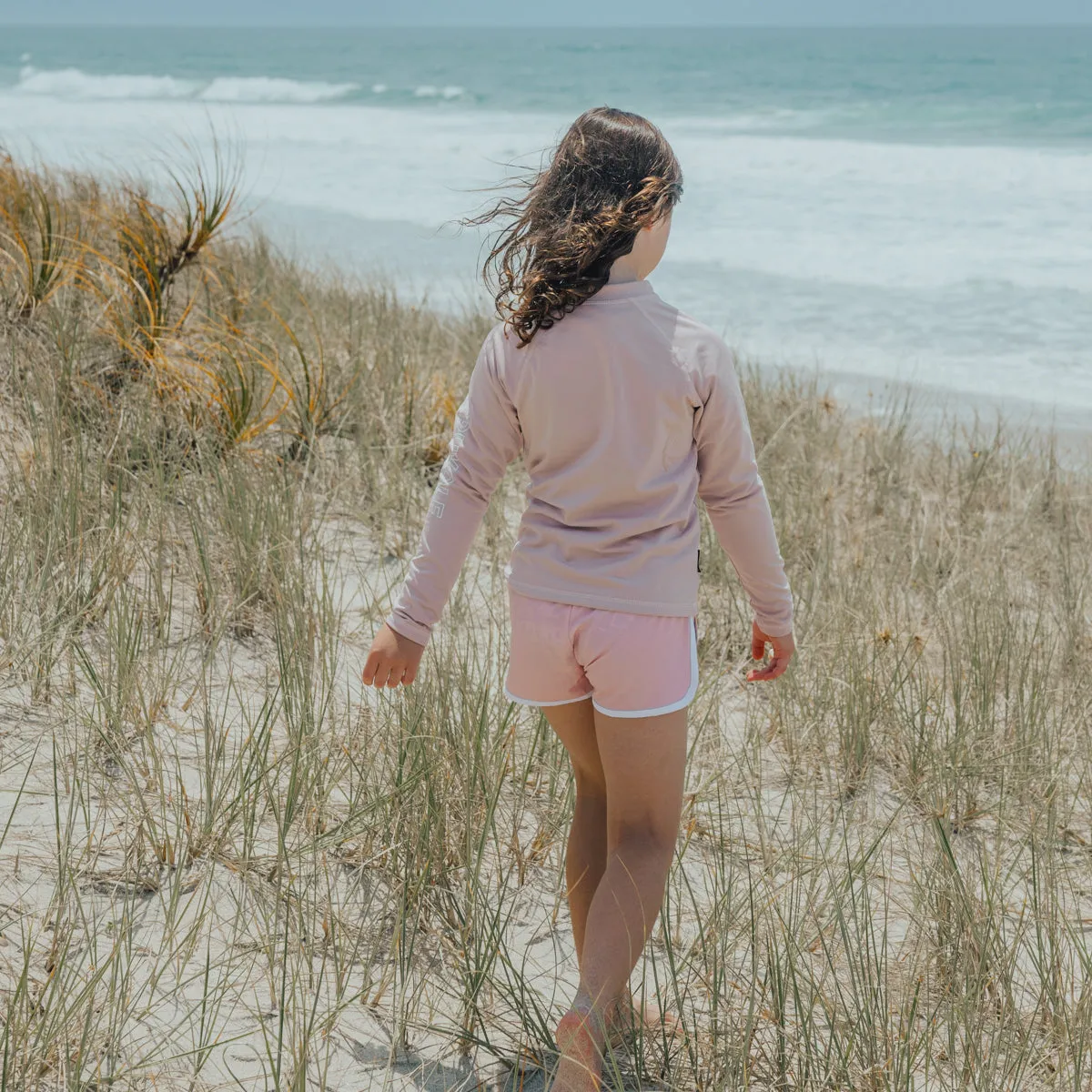 THERMAL RASH VEST Blush