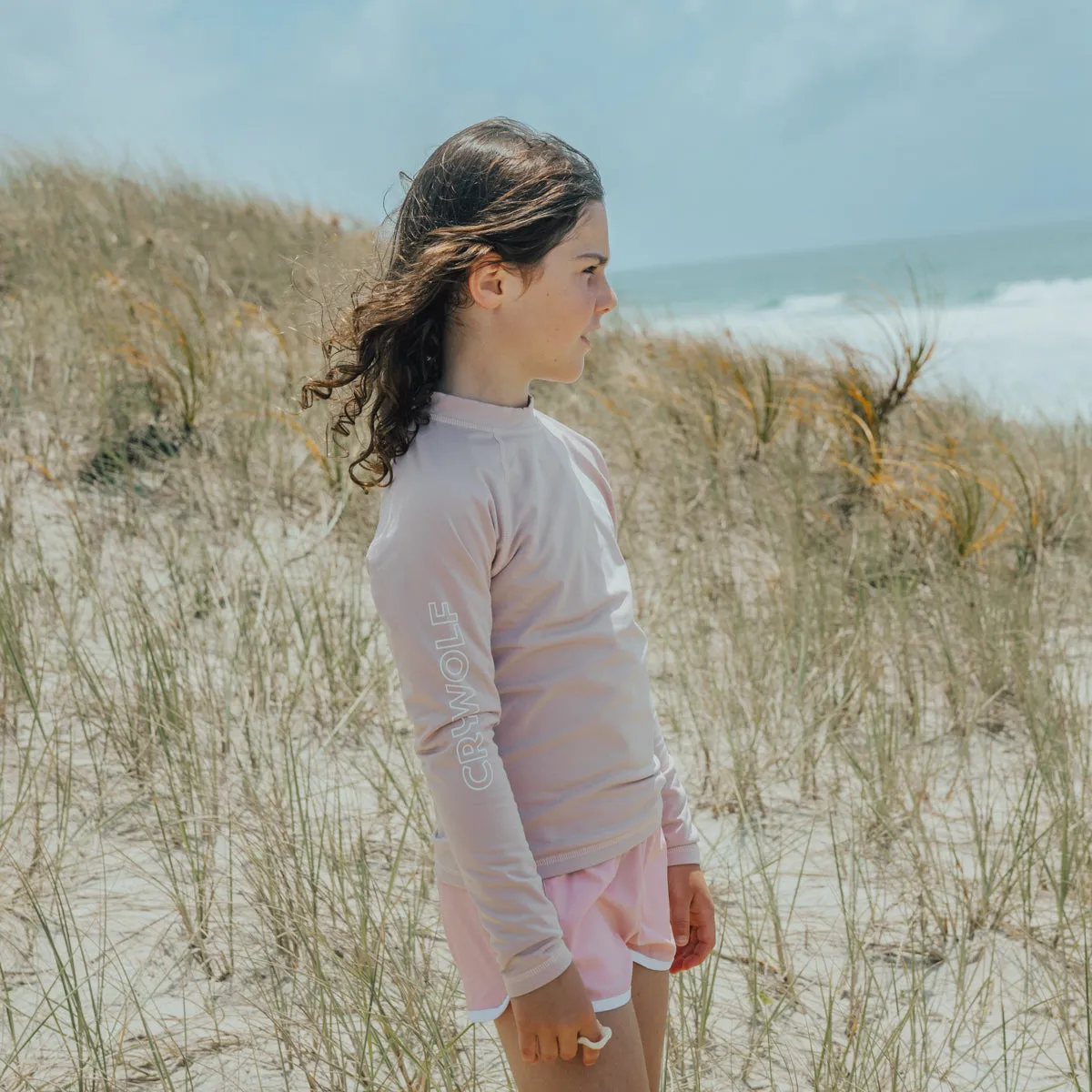 THERMAL RASH VEST Blush