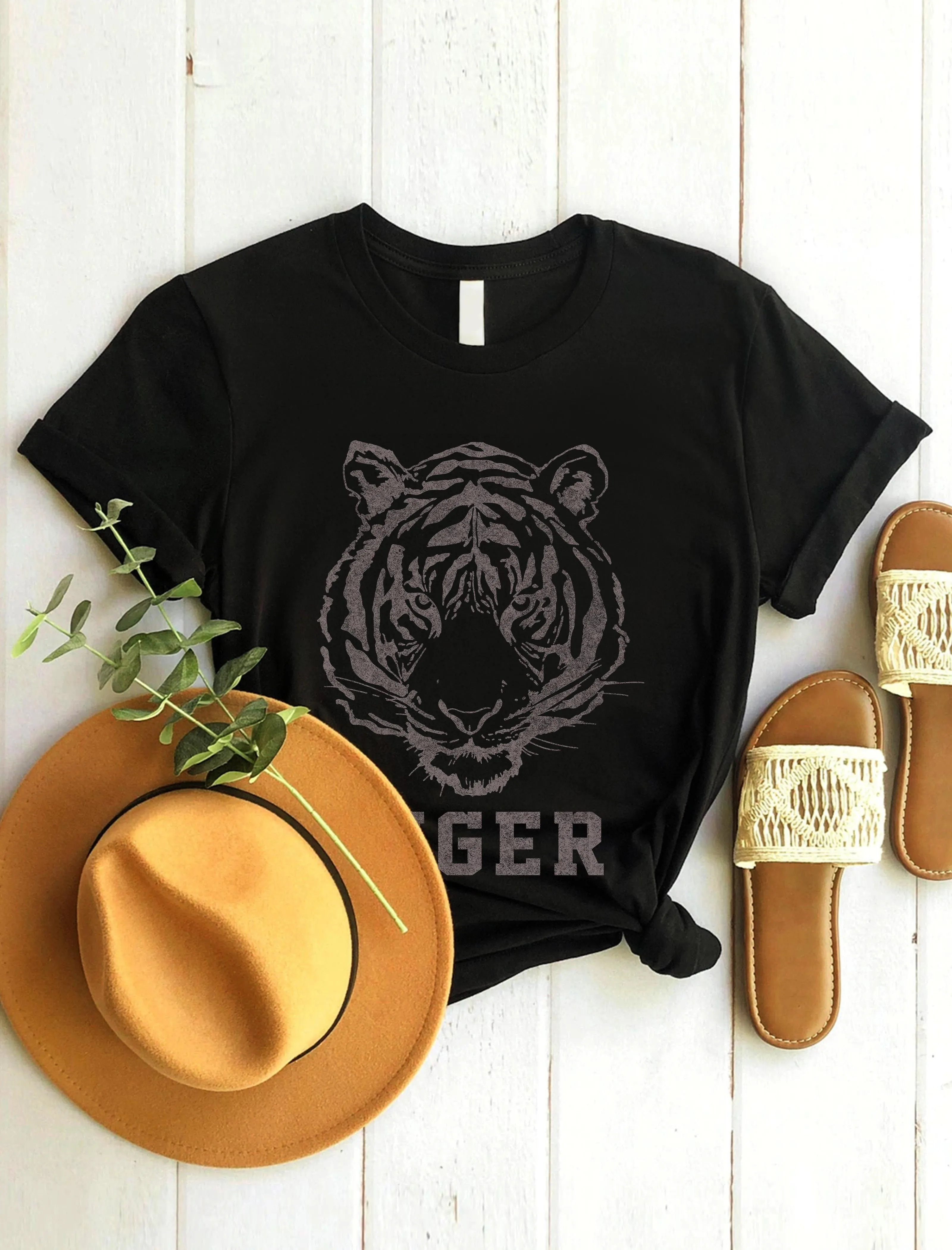 Tiger Face Graphic Tee