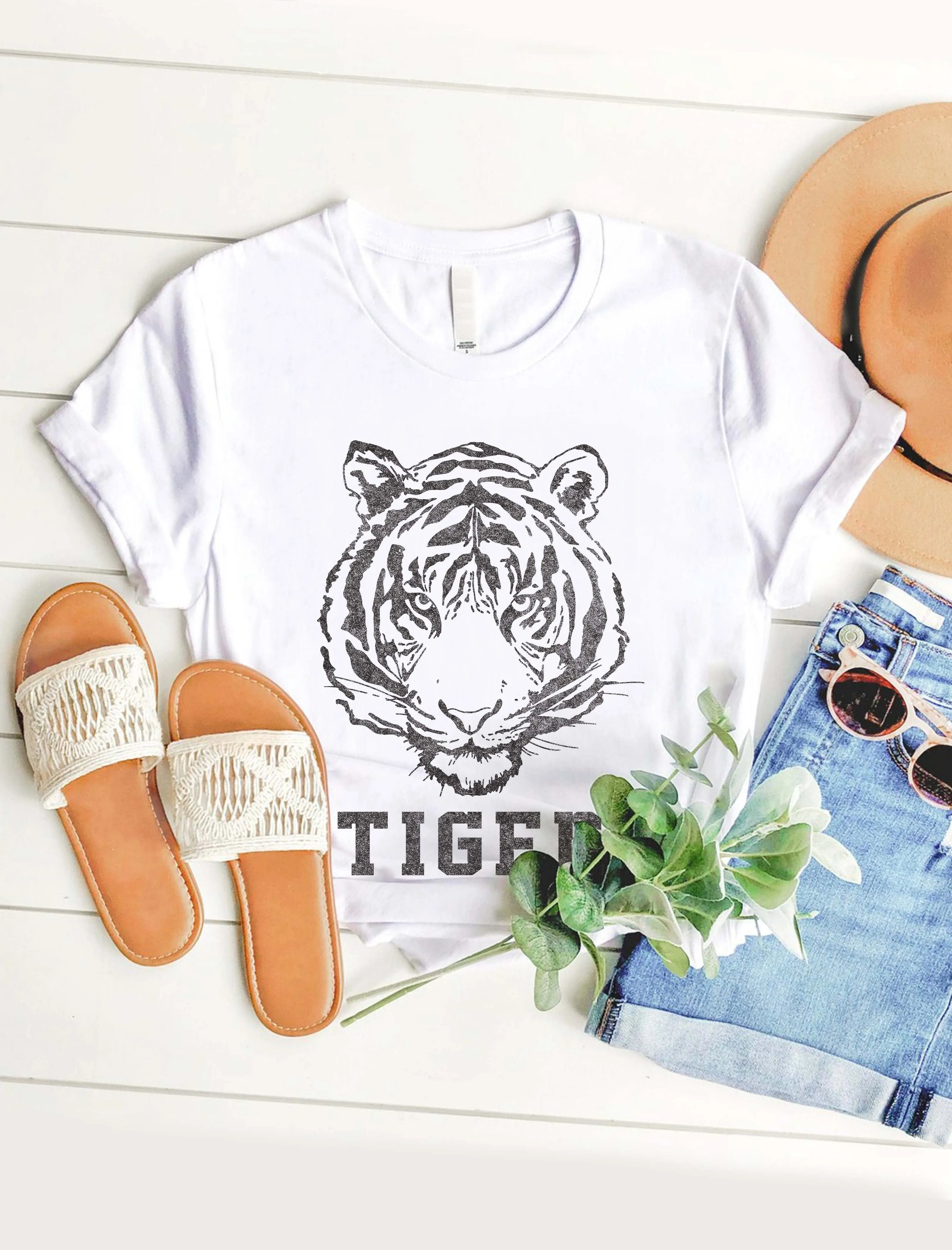 Tiger Face Graphic Tee