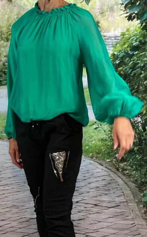 Top High Frill Neckline (LST22-125)