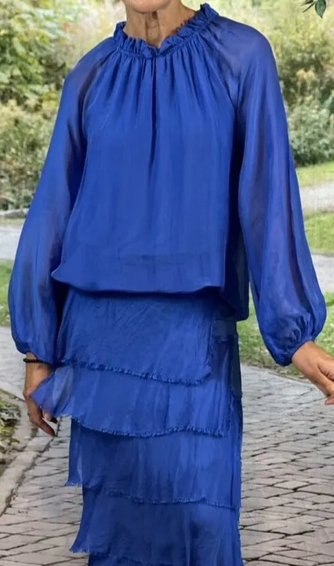 Top High Frill Neckline (LST22-125)