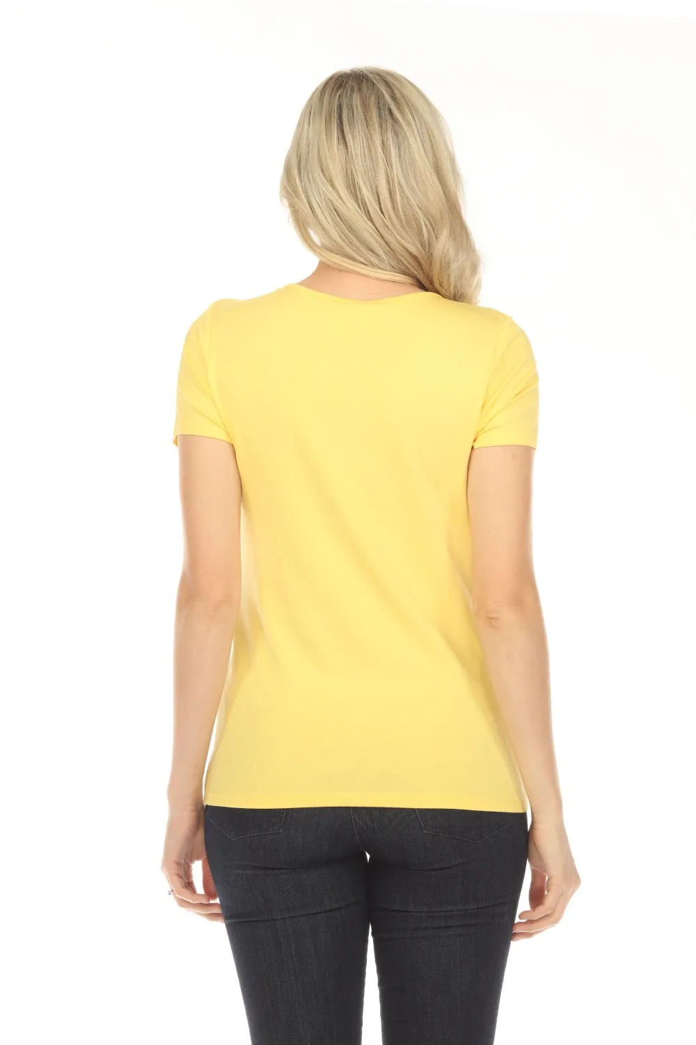 Tricotto Sunglass Embellished Short Sleeve T-Shirt Top C-462-462