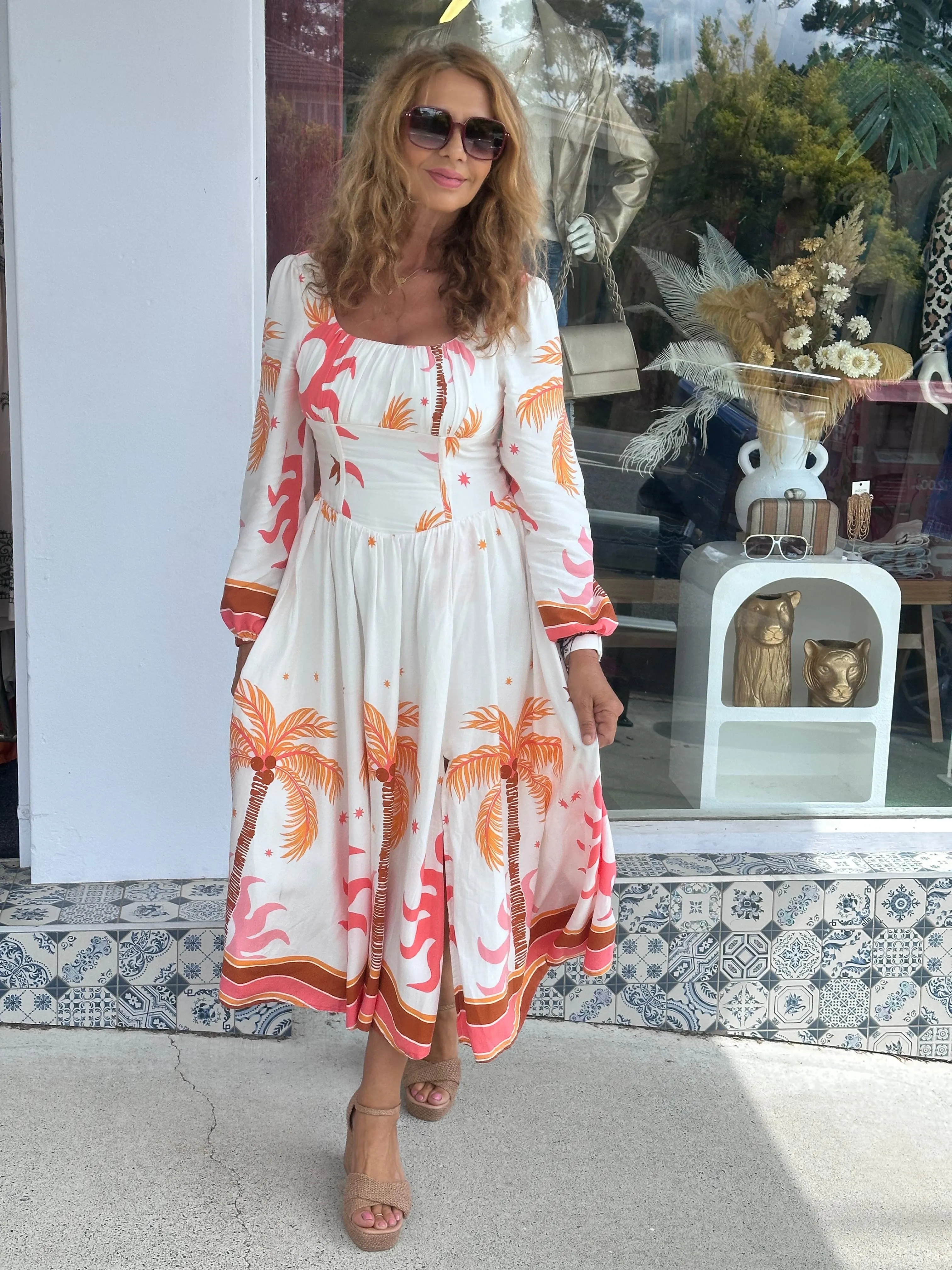 Tropics Sun Maxi Dress