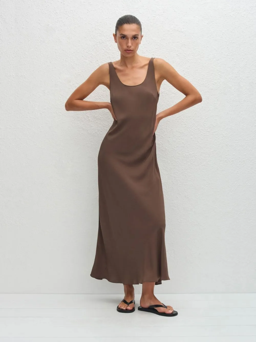 Truffle Bias Tank Dress