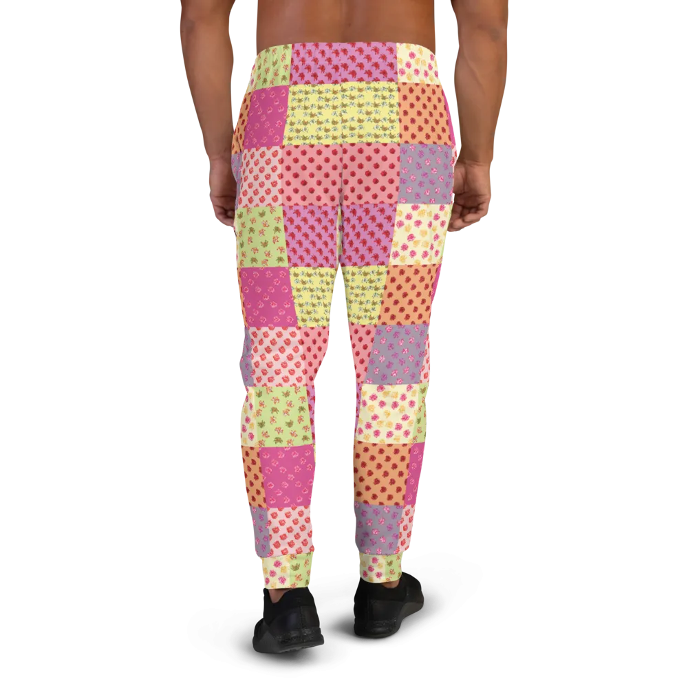 Uniquely Me Floral Pattern Men's Joggers
