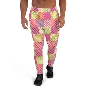 Uniquely Me Floral Pattern Men's Joggers