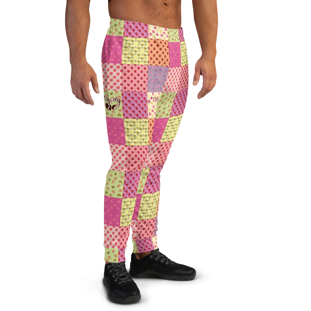 Uniquely Me Floral Pattern Men's Joggers