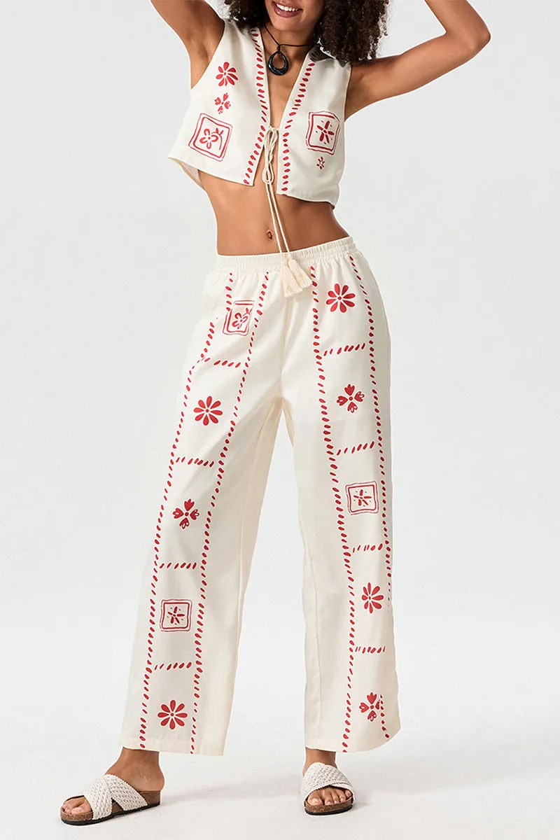 UT3135 Boho Shirt and Pants Set