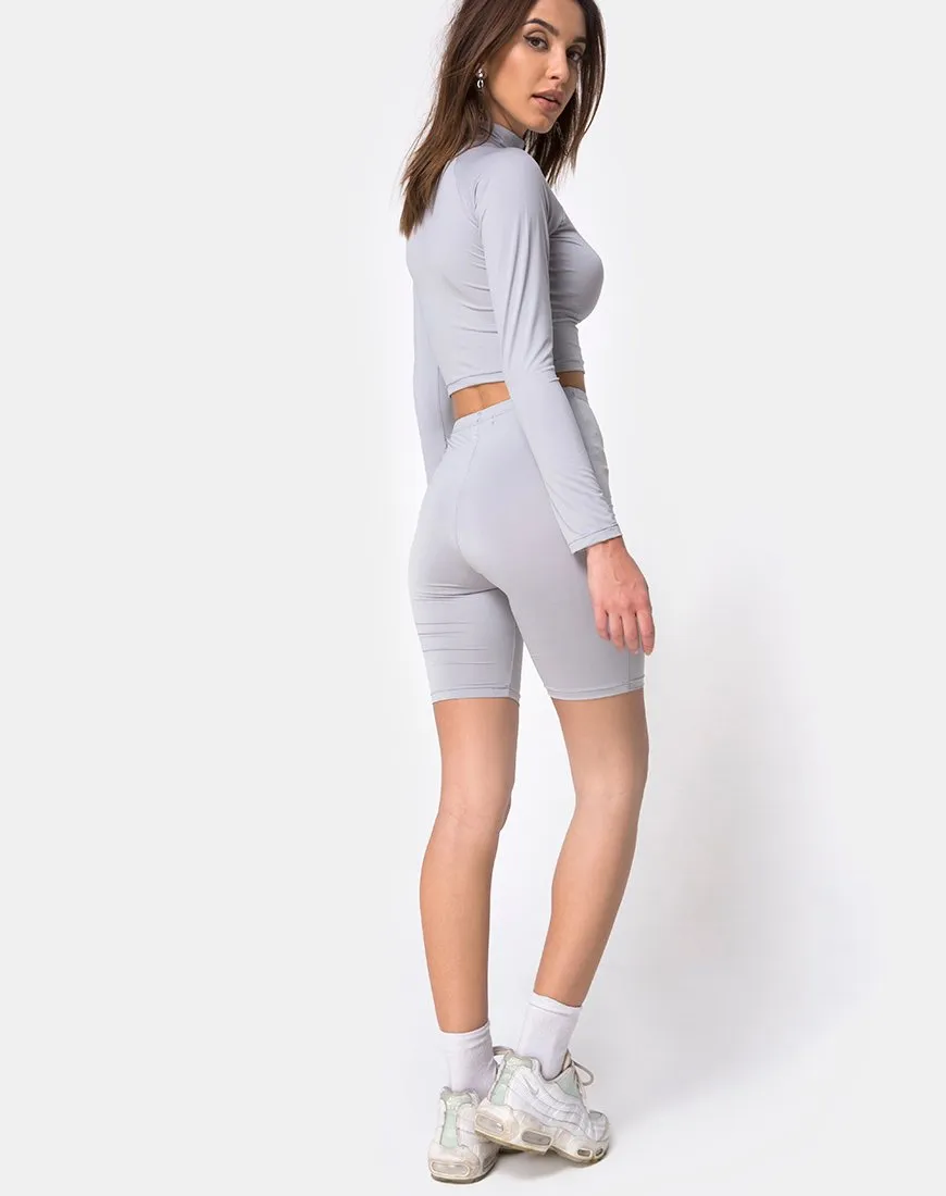 Vanya Crop Top in Grey Motel