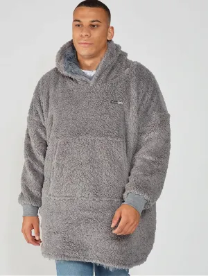 Vegan Unisex Oversized Cosy Shaggy Sherpa Hoodie | Multiple Colours