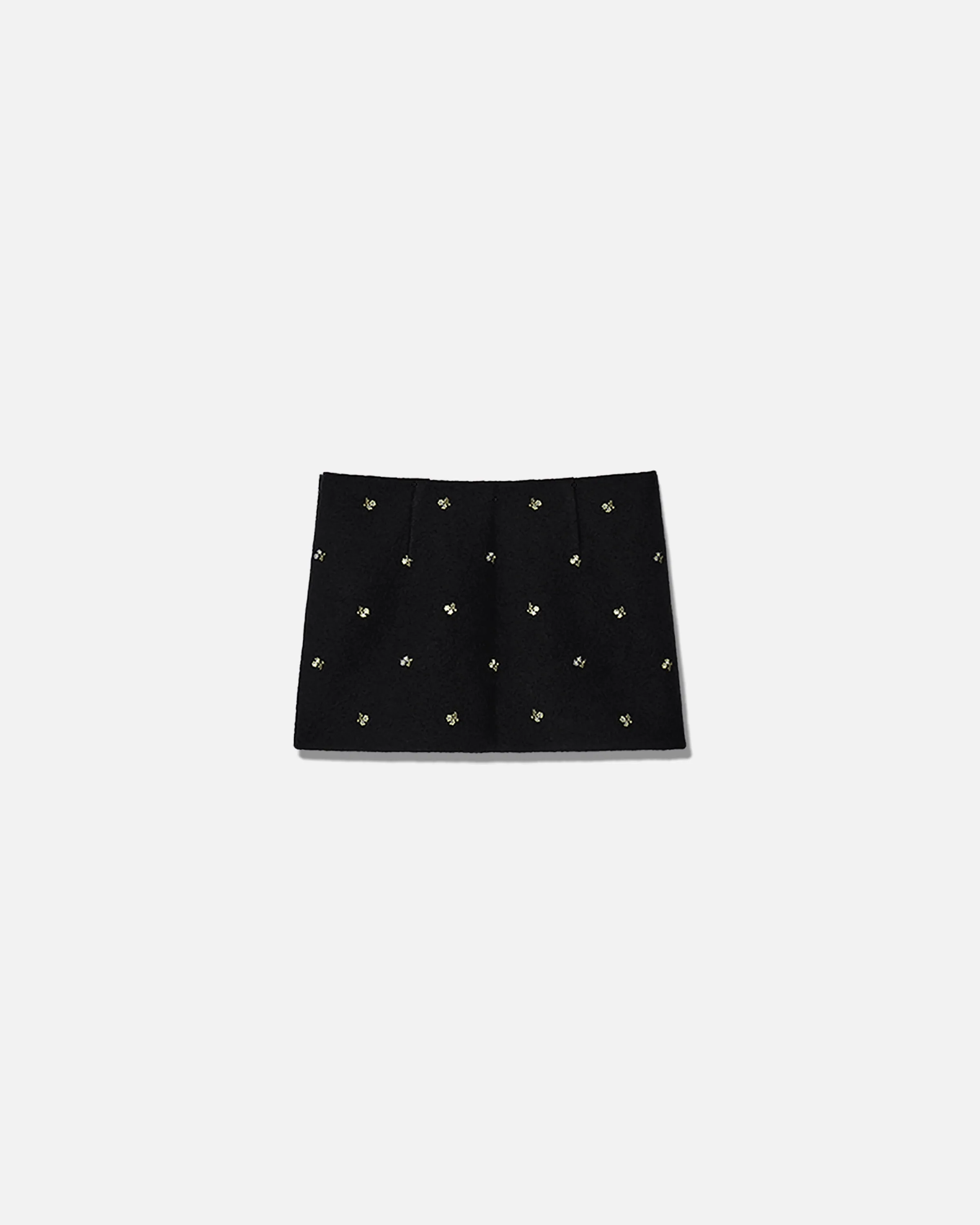Walker skirt mini flowers black