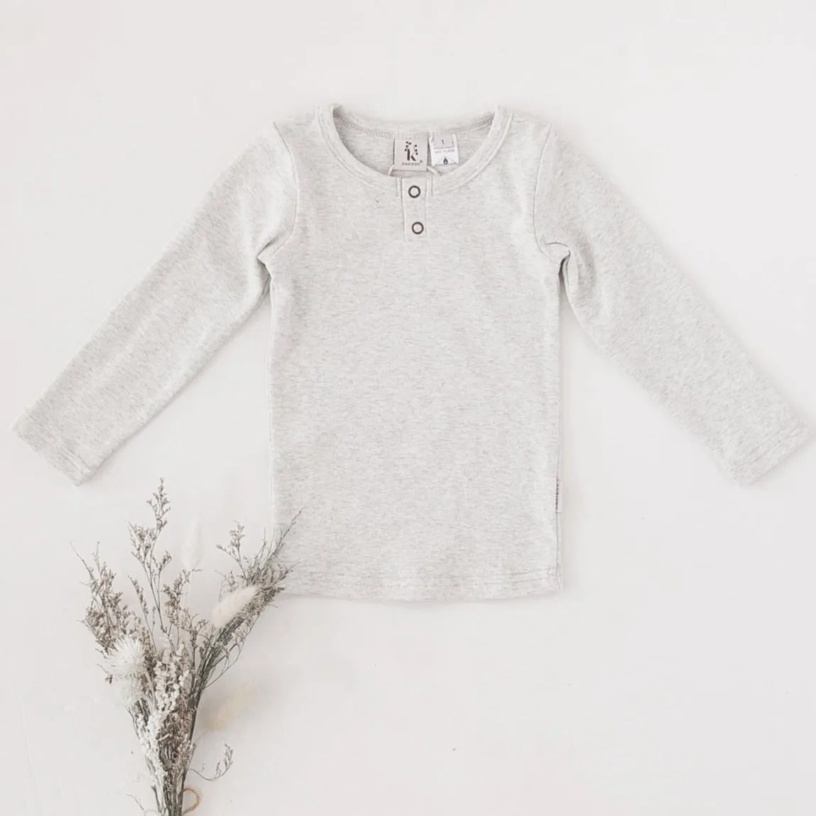 Willow Long Sleeve Top | Loungewear Edition - Marle Grey