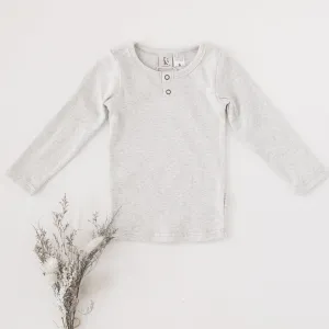 Willow Long Sleeve Top | Loungewear Edition - Marle Grey