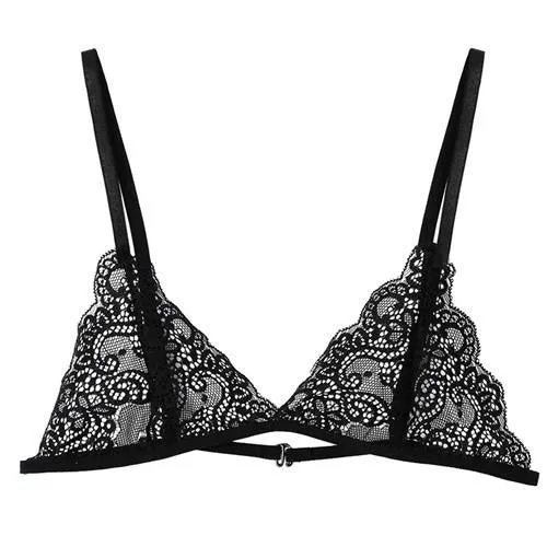 Women Ladies Floral Lace Bustier Crop Top Strappy Crochet Bra Camisole Cropped Halter Tank Tops Z1