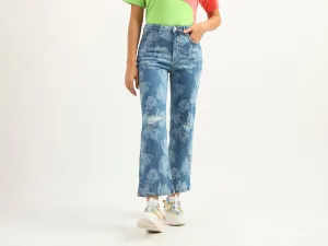 Women Printed Slouchy Fit Jeans