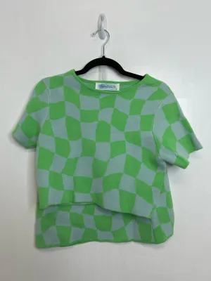 Womens Size Lg Misses Green Big Waterblue sky Outfit