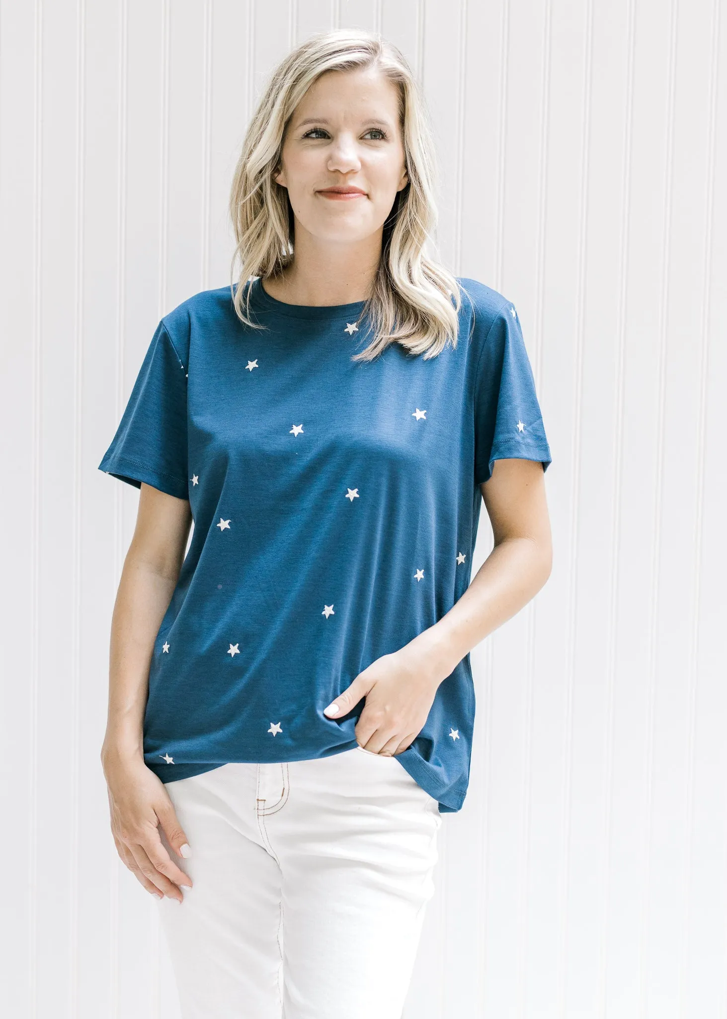 X New Navy Top