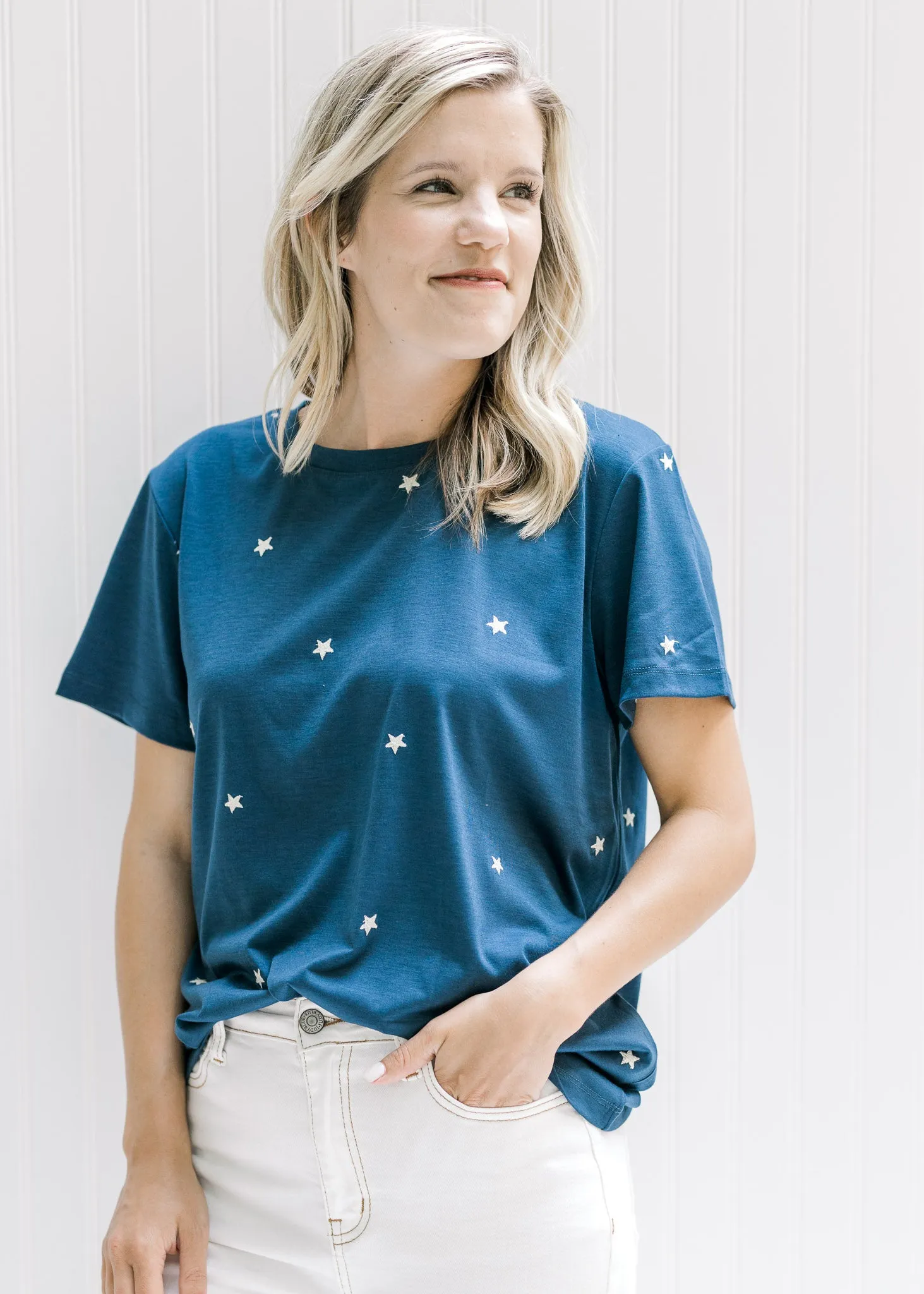X New Navy Top